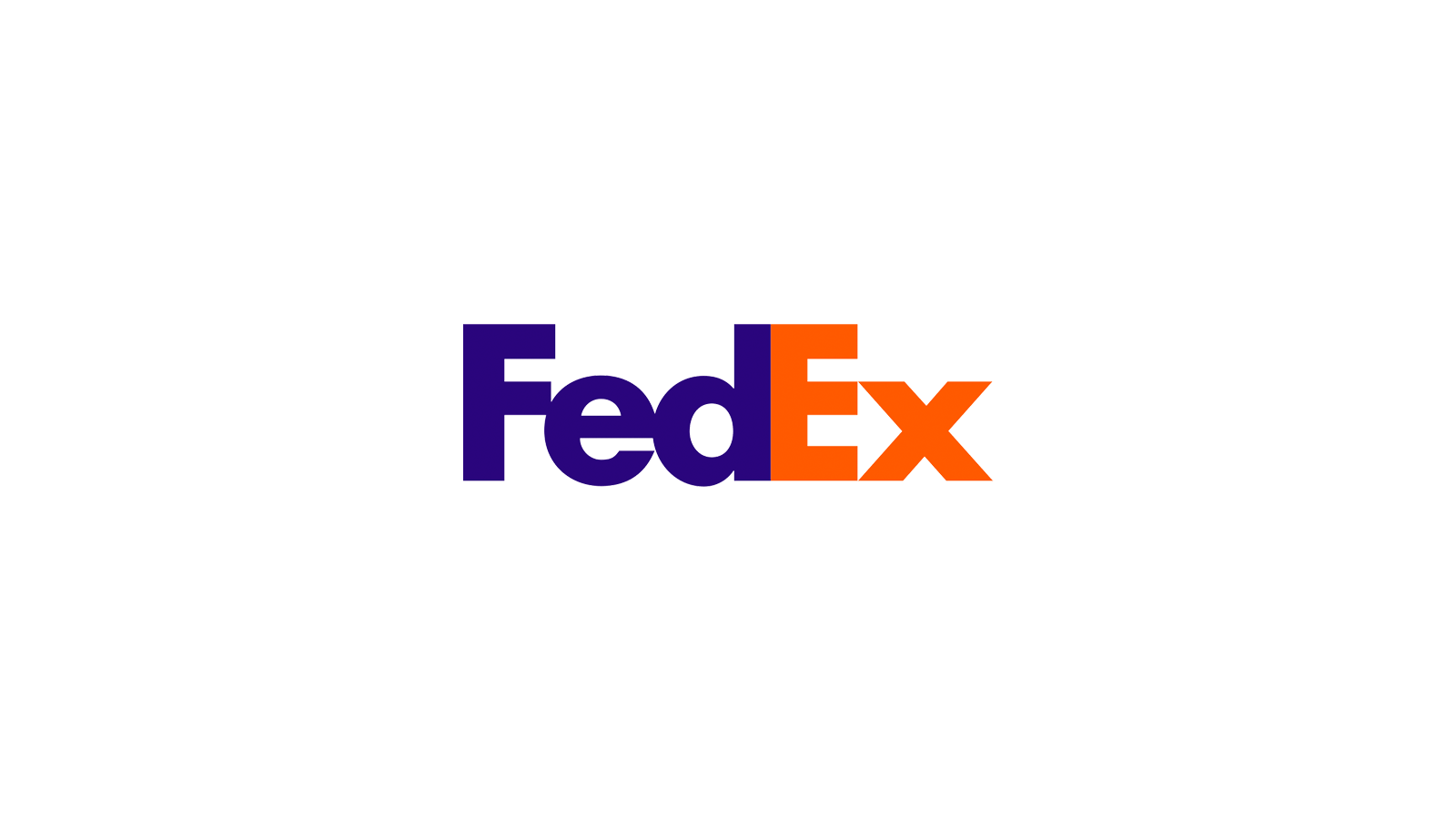 FedEx logo with hidden arrow