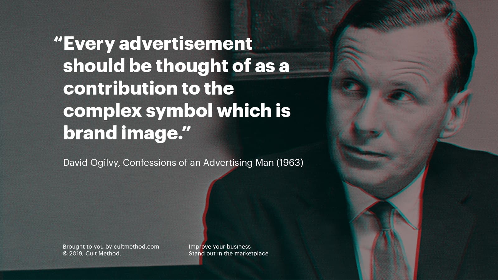 Advertising legend David Ogilvy on the importance of branding in advertising