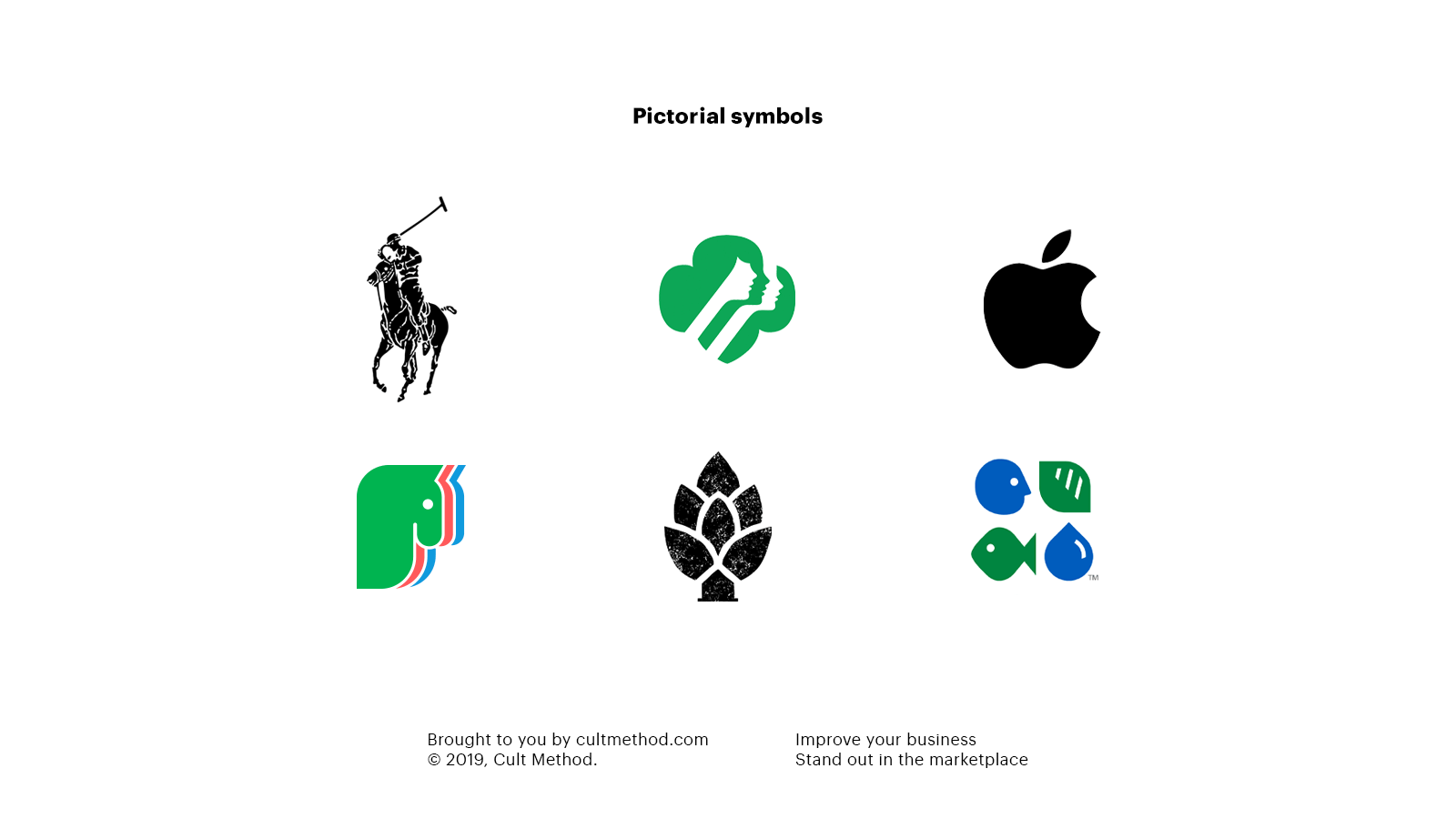 Pictorial logos