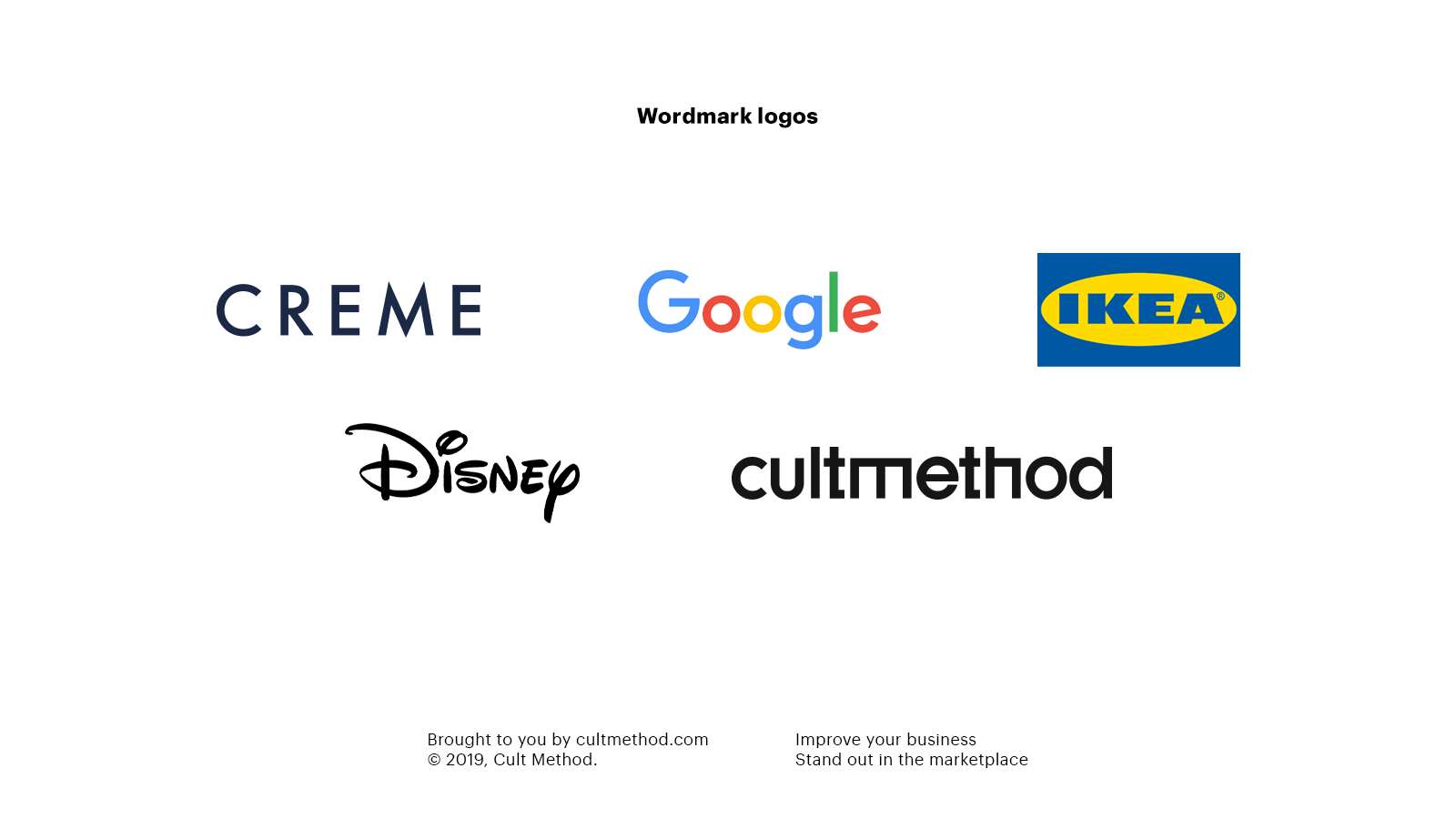 Wordmark logos