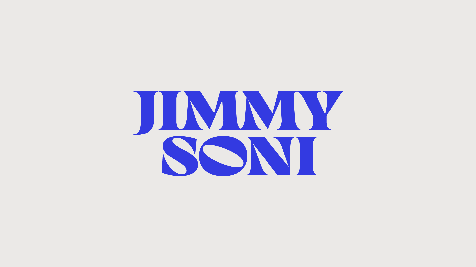 Logo Logo design for Jimmy Soni